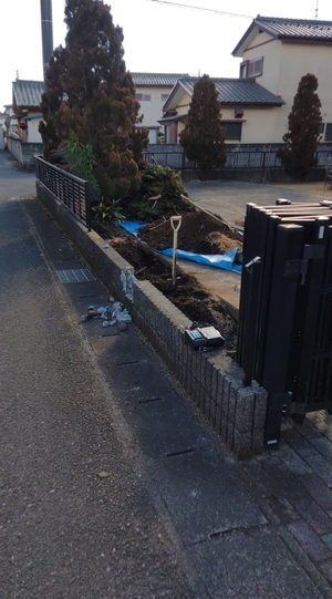 エクステリア工事もお請けしてます　ﾆ(*´罒`*)ﾆ