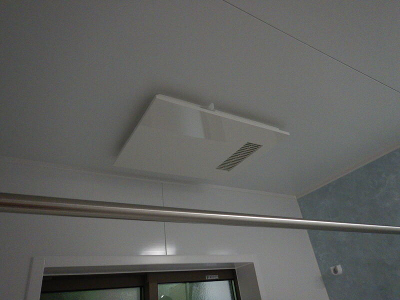 after
浴室暖房乾燥機を採用
これで冬場のヒートショック対策もできますね。