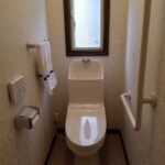 after
ボタン操作を壁付けリモコンタイプにしたのでトイレ周りもすっきり、手の届かなかったところもしっかりお掃除できるようになりました。