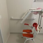 身体全体にお湯があたるシャワーチェアー