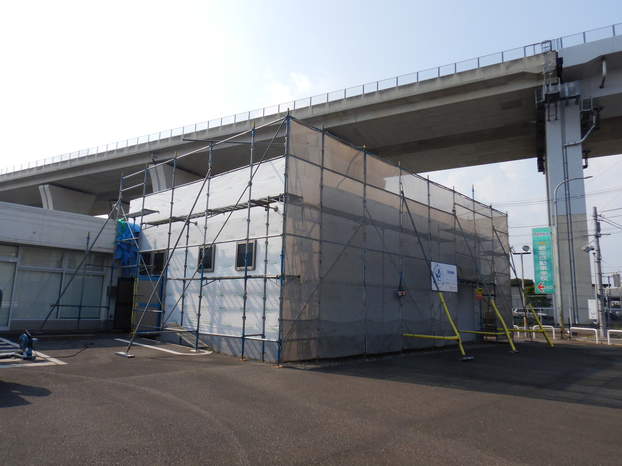 建築施工中